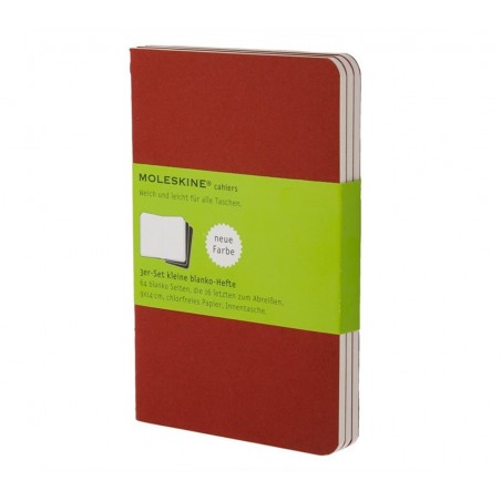 Cahier Large Neutro 3pz Rosso Bacca Soft