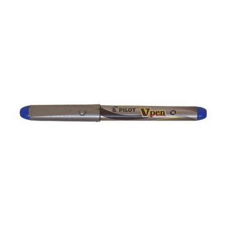 Pilot Penna Stilografica Blu V-Pen Silver 