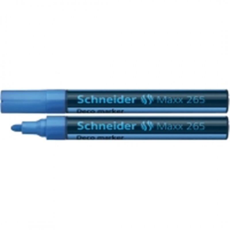 Schneider Marcatore A Gesso Maxx 265 2 - 3 Mm. 10-Azzurro