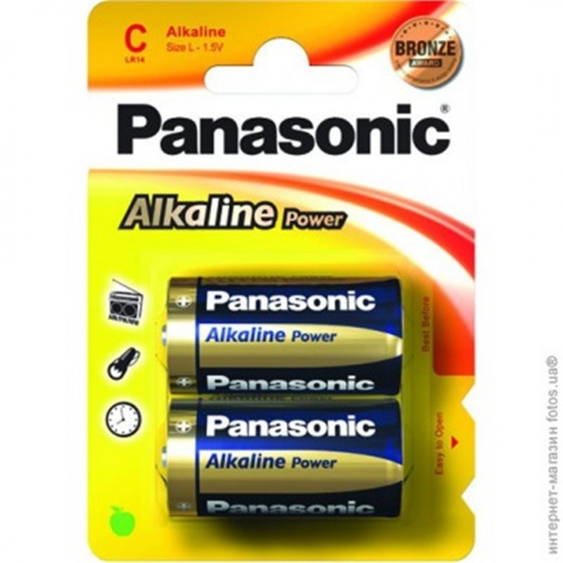Panasonic Blister 2 Torce D Alkaline Power 