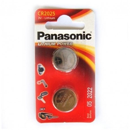 Panasonic Blister 2 Micropile Al Litio Cr2025  