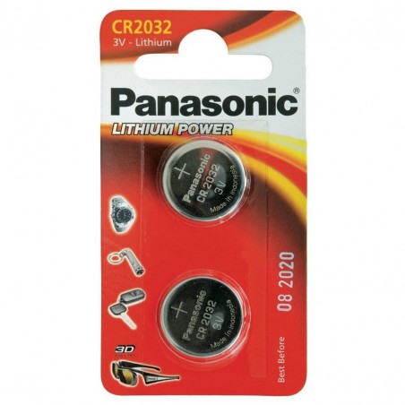 Panasonic Blister 2 Micropile Al Litio Cr2032  