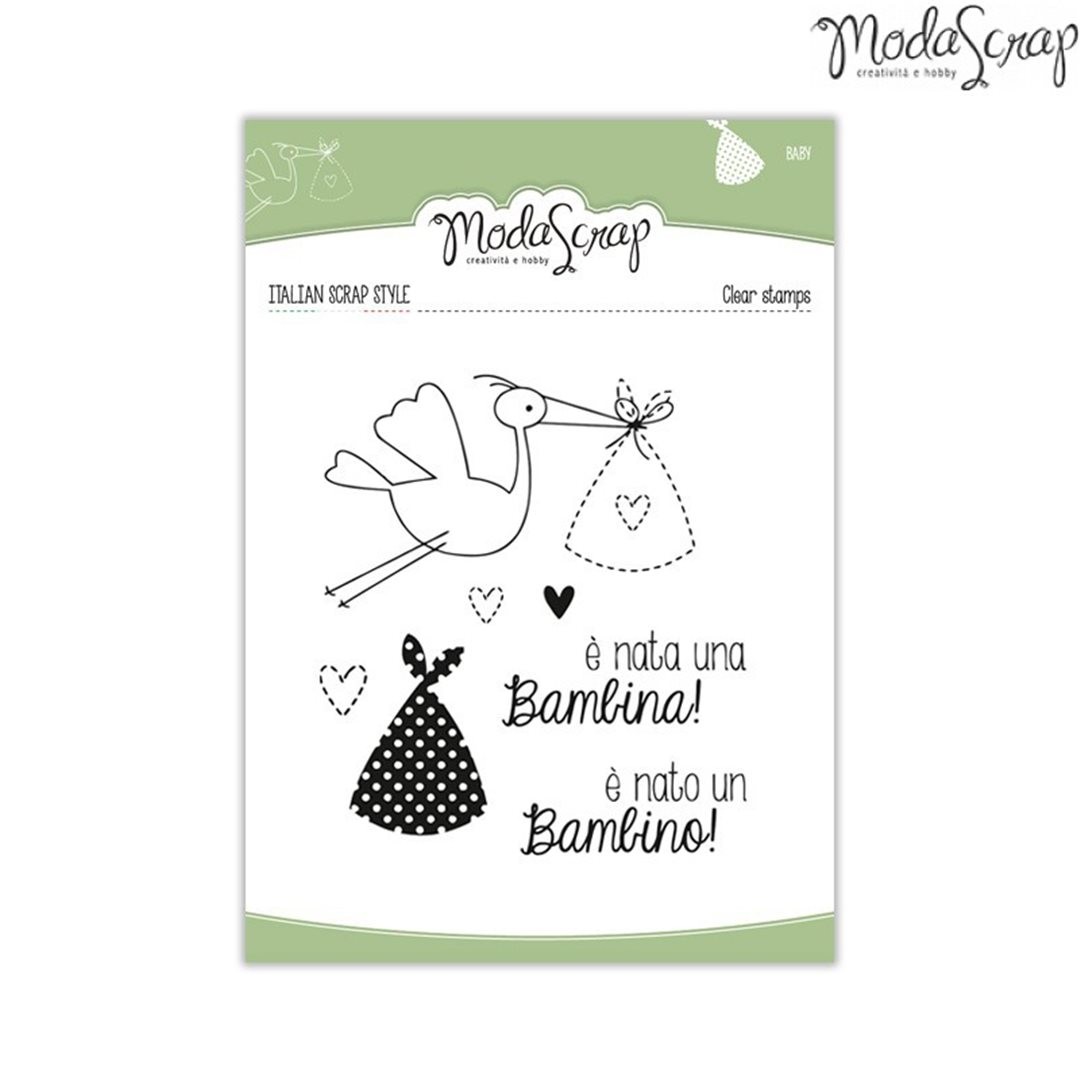 Timbro Clear Baby E' Nato Un Bambino/bambina