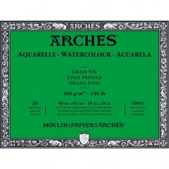 Arches Blocco  46x61 Fogli 20 Gr. 300 Grana Fine