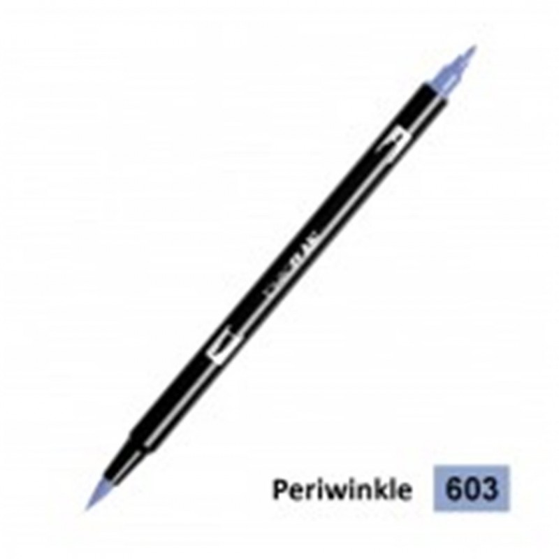 Tombow 6 Pcs Pack Pennarello Dual Brush 603-Periwinkle