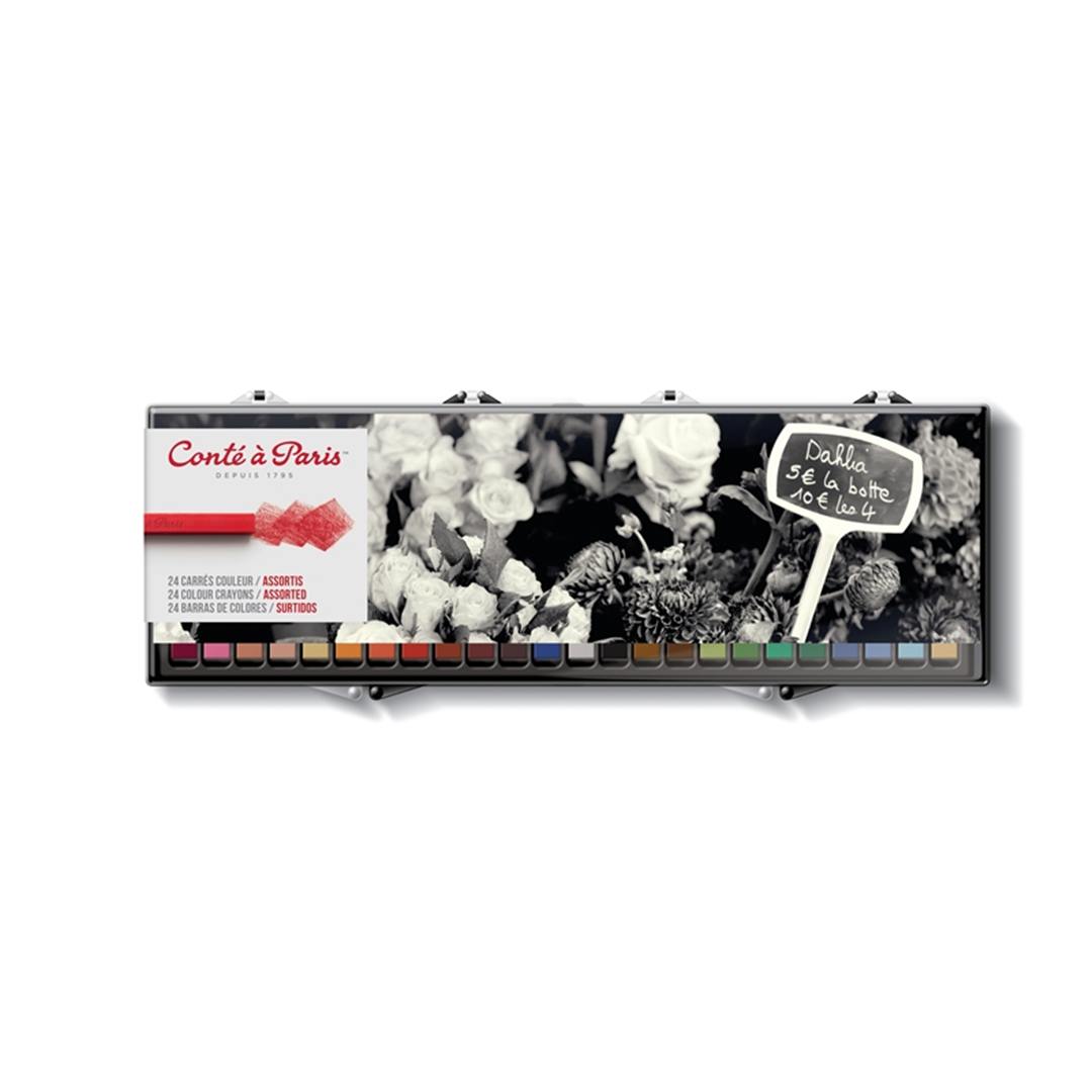 Confezione 24 Crete Carre Assortiti Confezione In Plastica — immagine 2