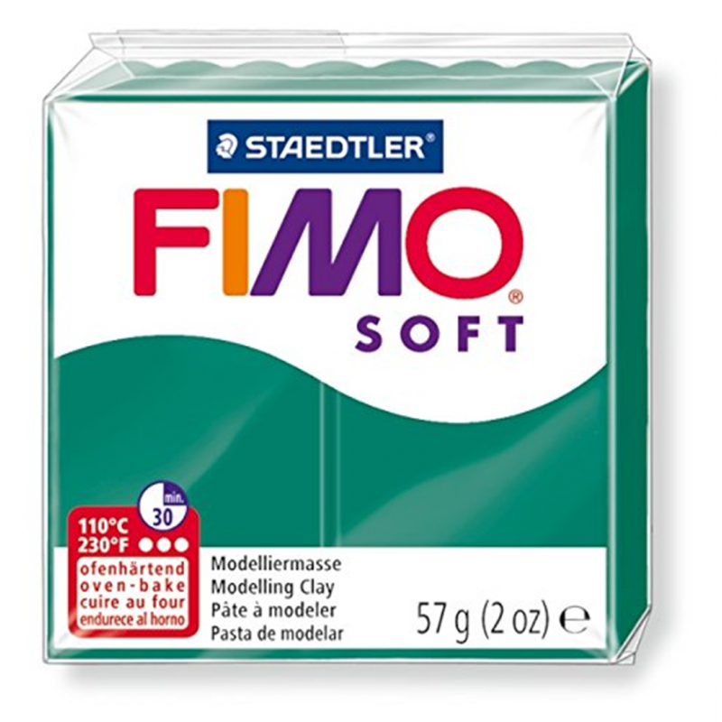 Staedtler Pasta Fimo Soft Gr.57 56-Smeraldo