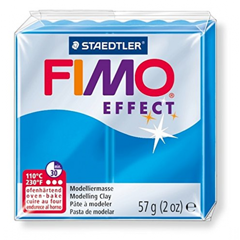 Staedtler Pasta Fimo Effect Traslucido Gr.57 374-Blu