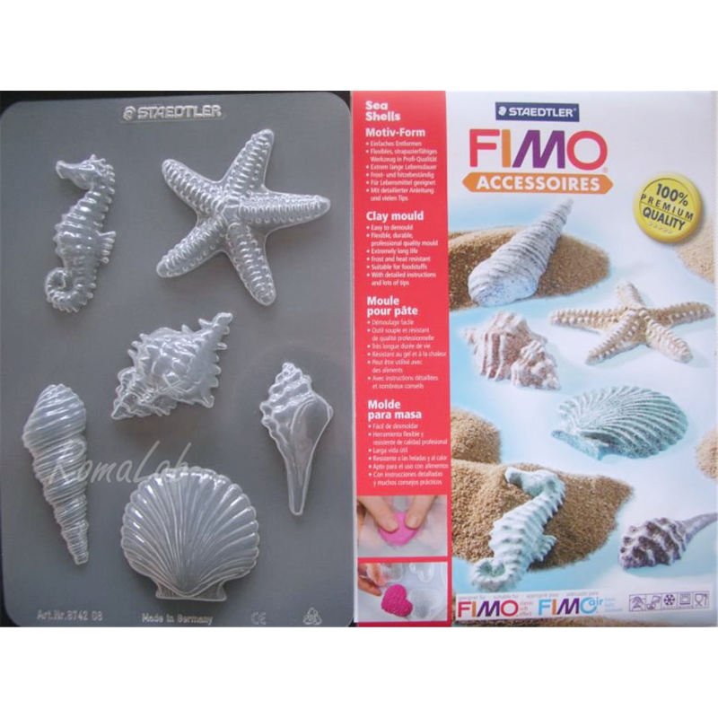 Staedtler Stampo Clay Moulds Fimo 08-Conchiglie