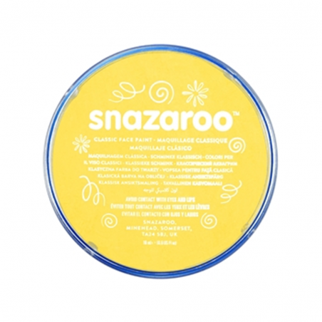 Snazaroo Face Color Range Classical Bright Yellow 18 ml