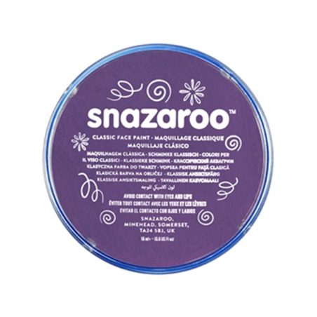 Snazaroo Face Color Range Classical Purple 18 ml