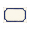 6pcs Patterned Adhesive Labels With Blue Frame | Tassotti