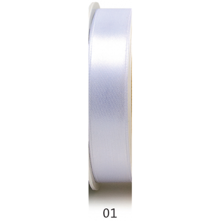 Nastro Doppio Raso 3mtx40mm 01-Bianco
