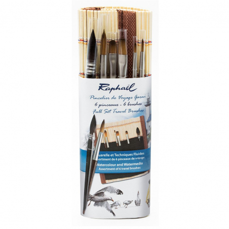 Set Bamboo 6 Mini Pennelli