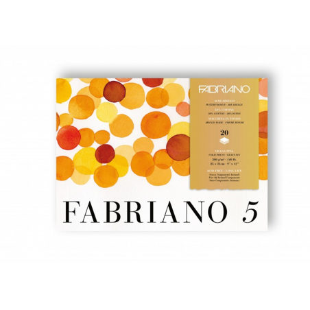 Blocco Collato 23x31  5 Gr.300 Fg.20 Grana Fine