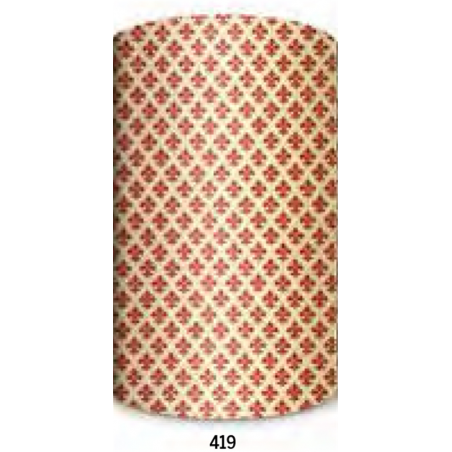 Carta Rivestimento University 419-Giglio Rosso