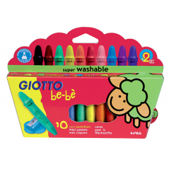 Giotto  Be-Well Pastelloni Wax Pack 10 Pcs