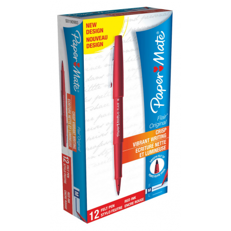 Pennarello Flair Nylon Rosso 0.8mm