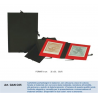 Briefcase With Laces In Black Balacron 35x50 | Morgantina