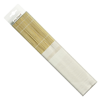 Portapennelli in Bambu con tasche in tela Da Vinci — immagine 2