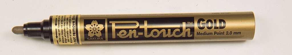 Pennarello Pen Touch Medio Punta 2mm Oro