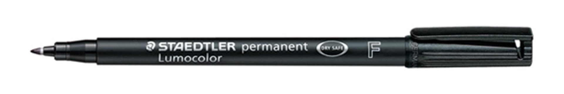 Pennarello Permanente Lumocolor Fine 9-Nero Punta 0,6mm