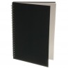 Sketchbook Block Black-50 Sheets A4 Portrait 160 Gm2 With Spiral Hard Cover | Daler Rowney