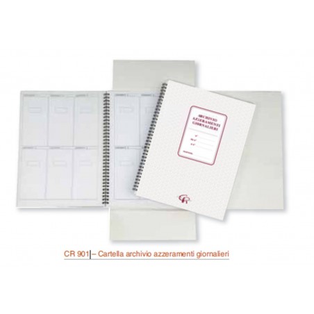 Cartella Archivio Azzeramenti Giornalieri 30x21 - Cr 901