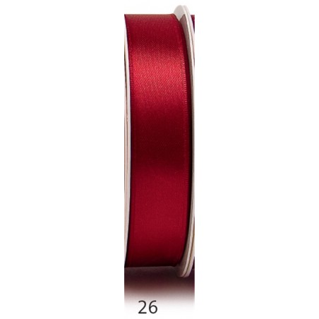 Nastro Doppio Raso 3mtx25mm 26-Bordeaux