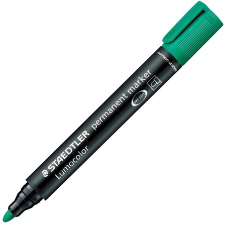 Pennarello Permanente Lumocolor Marker Tondo 5-Verde Punta 2mm