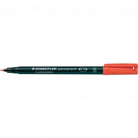 Pennarello Permanente Lumocolor Superfino 2-Rosso Punta 0,4mm