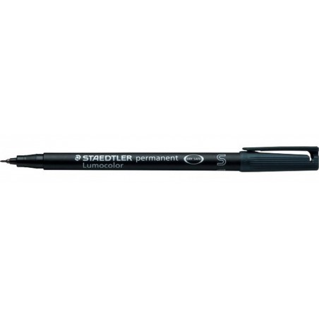 Pennarello Permanente Lumocolor Superfino 9-Nero Punta 0,4mm