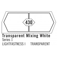 Liquitex Acrilico Extra-Fine Heavy Body Tubo 59 Ml. Serie 1 - 430 Bianco Per Mescolanze Trasparente