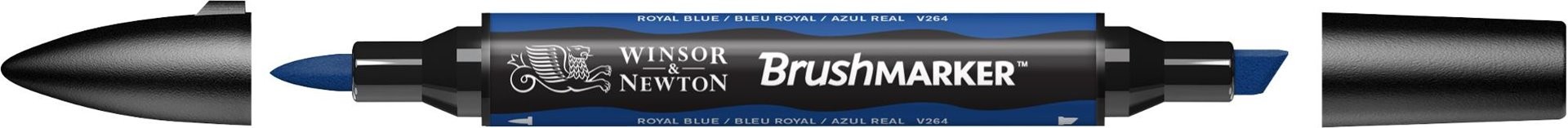 W&N - Pennarello Promarker Brush Royal Blue (V264) — immagine 2