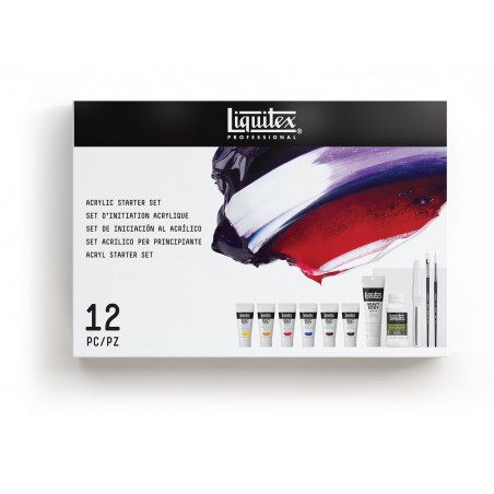 Scatola Acrilico Heavy Body  "starter Set" Pezzi 12