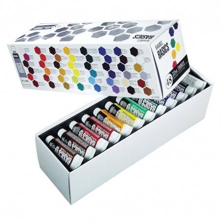 Scatola Acrilico Basics 22 Ml Pezzi 48