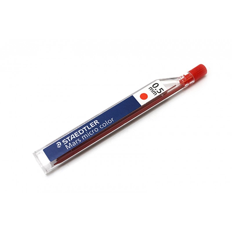Staedtler Mine Mm 0,5 Mars Micro Color Ro-Rosso