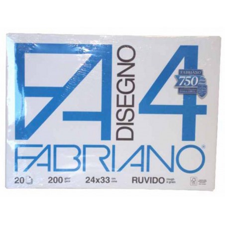 Blocco  Disegno F4 24x33 597-Ruvido
