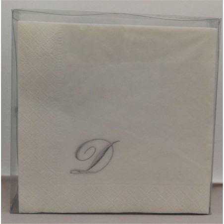 Bianco 33 25pz 3veli  C/sigla Arg. Tovagliolo D