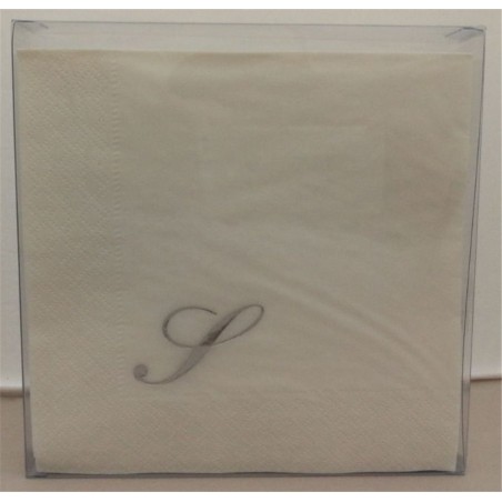Bianco 25 25pz 3veli  C/sigla Arg. Tovagliolo S
