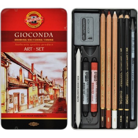Koh-I-Noor 10 Pcs Pack Crayons  Gioconda Art Set