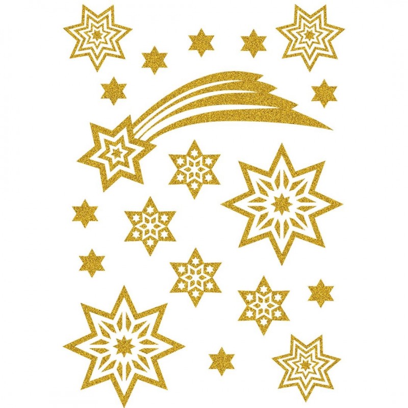 Stella Cometa Di Natale Disegno.Herma Stickers Adesivi Natale Stella Cometa Oro Online Su Vertecchi Com