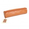 Leather Bobbin Case 21x6cm Brown | Clairefontaine