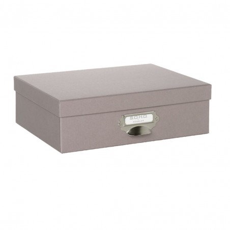 Scatola Con Maniglia Soho Grigio Taupe 49