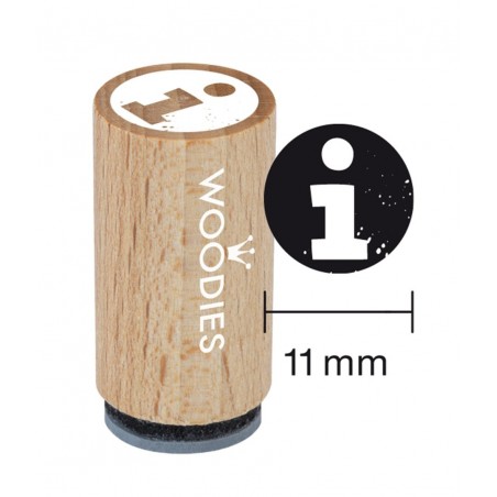 Timbro Info Legno Mini Woodies