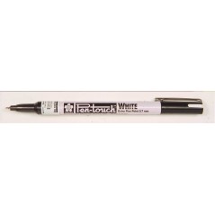 Pennarello Pen Touch Extrafine Punta 0,7mm Bianco | Sakura