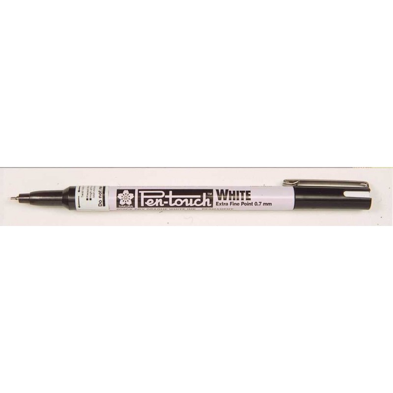 Pennarello Pen Touch Extrafine Punta 0,7mm Bianco
