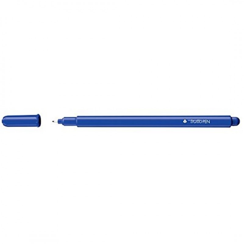 Tratto 12 Pcs Pack Pennarello Pen Metal Blu