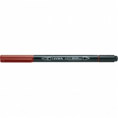 Red Aqua Brush Duo Marker Pen From Venice