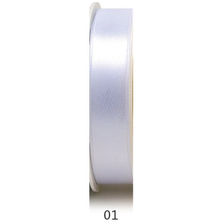 Nastro Doppio Raso 3mtx25mm 01-Bianco